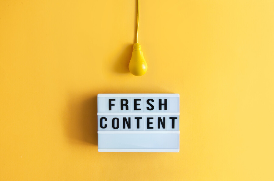 fresh content
