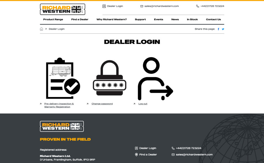 richardwestern dealerlogin