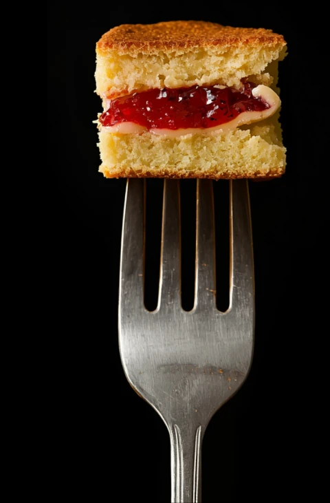 Cake on Fork