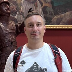 colin wearing the plaice of spades